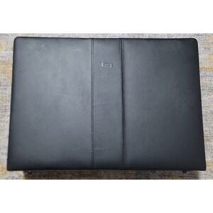 Solo Classic Vinyl Briefcase Black w/Combination Lock  17.5 inches X 12.5 X‎ 4